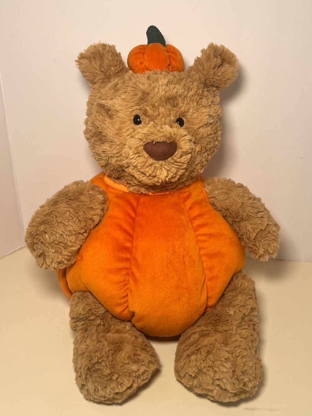 Authentic Retired Jellycat Bartholomew Bear in Pumpkin Costume NWT